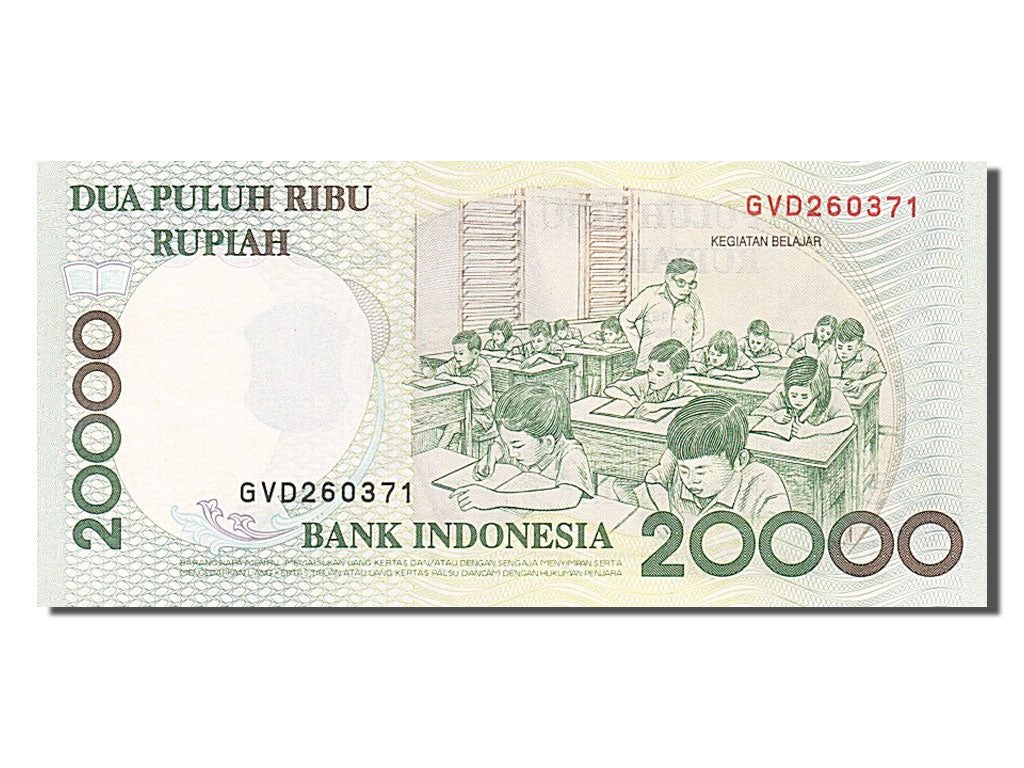 Banconote, Indonesia, 20,000 Rupiah, 1998, FDS