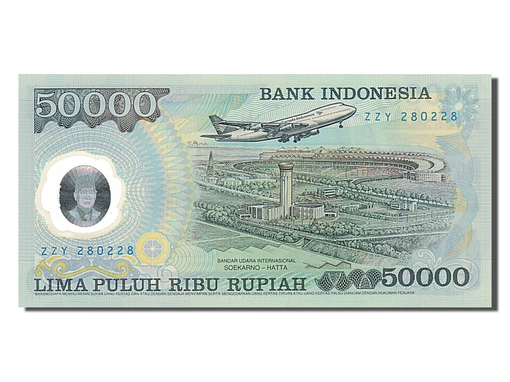 Banknote, Indonesia, 50,000 Rupiah, 1993, UNC(65-70)