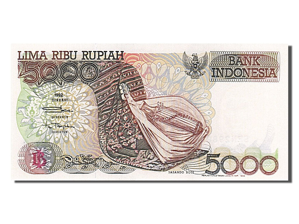 Indonesia, 5000 Rupiah, 1992, KM #130a, UNC(65-70), BPN298899