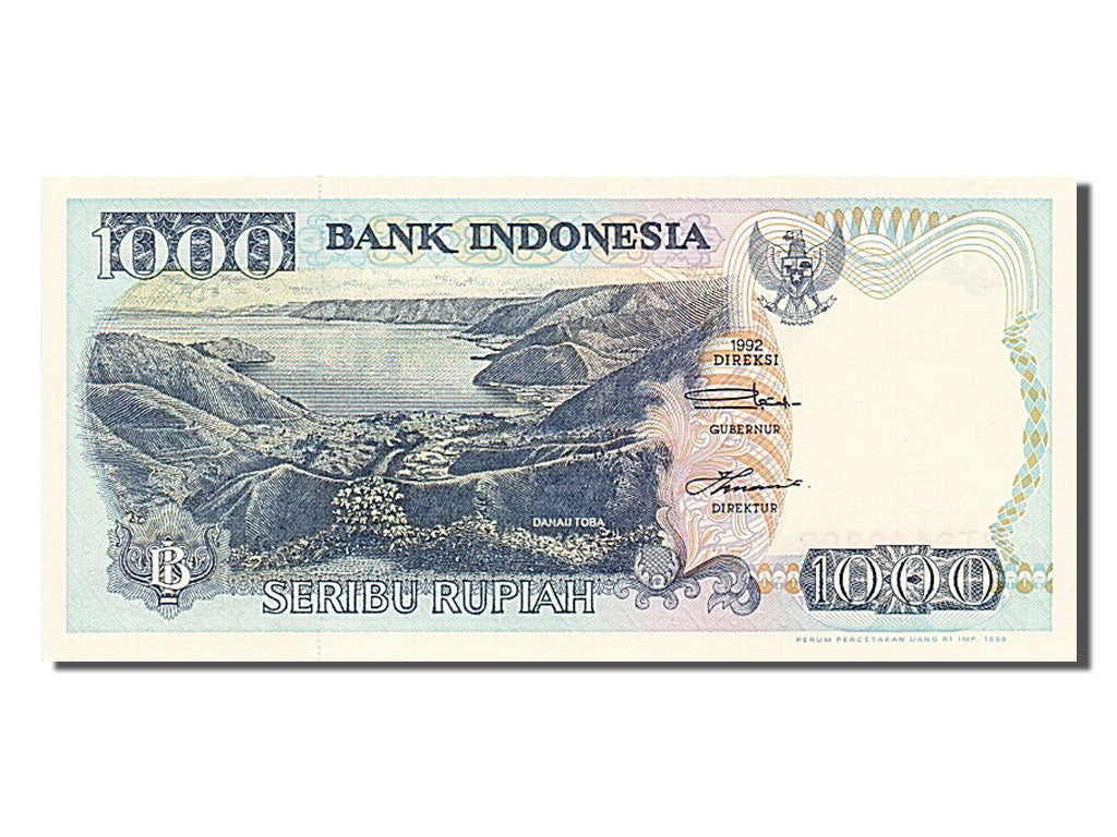 Banknote, Indonesia, 1000 Rupiah, 1992, UNC(65-70)