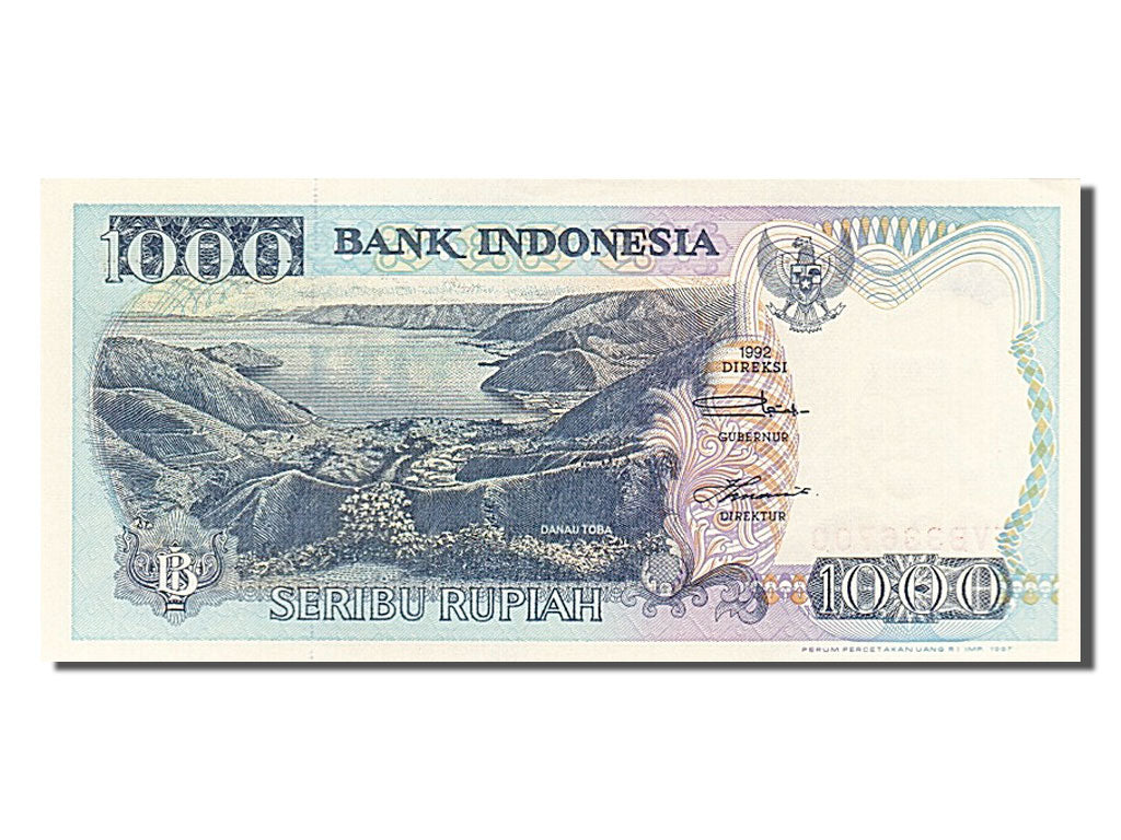 Banknot, Indonesia, 1000 Rupiah, 1992, UNC(65-70)