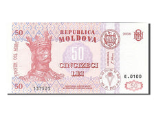 Biljet, Moldova, 50 Lei, 2008, NIEUW