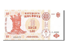 Geldschein, Moldova, 10 Lei, 2009, UNZ
