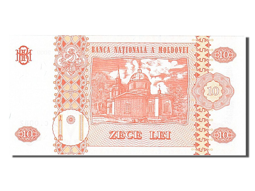 Banknote, Moldova, 10 Lei, 2009, UNC(65-70)