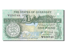 Biljet, Guernsey, 1 Pound, 1991, NIEUW
