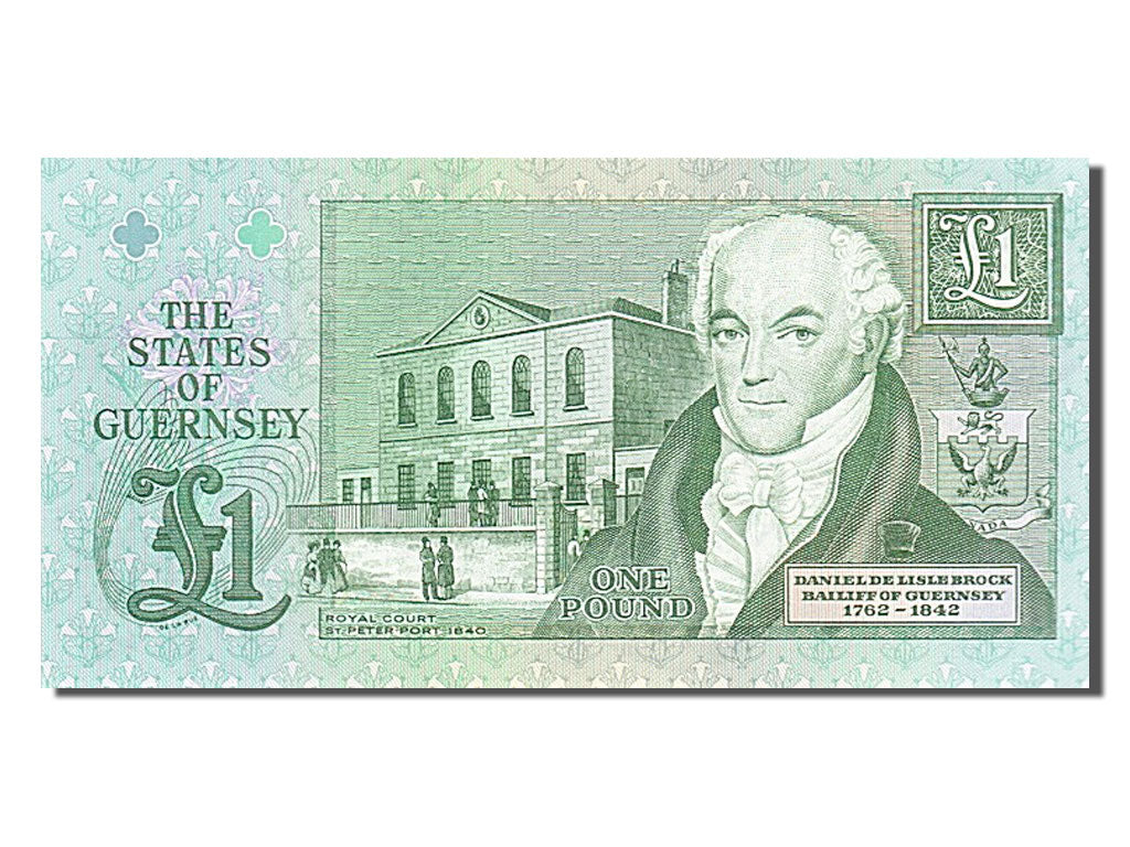 Geldschein, Guernsey, 1 Pound, 1991, UNZ