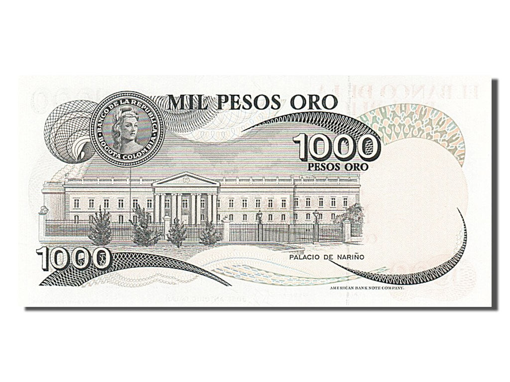 Colombia, 1000 Pesos Oro, 1979, KM #421a, 1979-04-01, UNC(65-70), 022034292