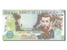 Colombia, 5000 Pesos, 2010, KM #452i, 2010-07-31, UNC(65-70), 06763788