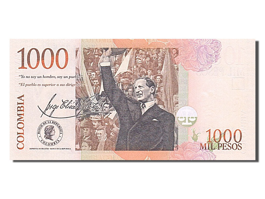 Billete, 1000 Pesos, 2011, Colombia, 2011-06-10, UNC