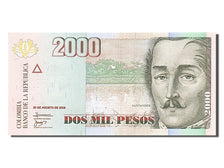 Colombia, 2000 Pesos, 2009, KM #457k, 2009-08-20, UNC(65-70), 03353755