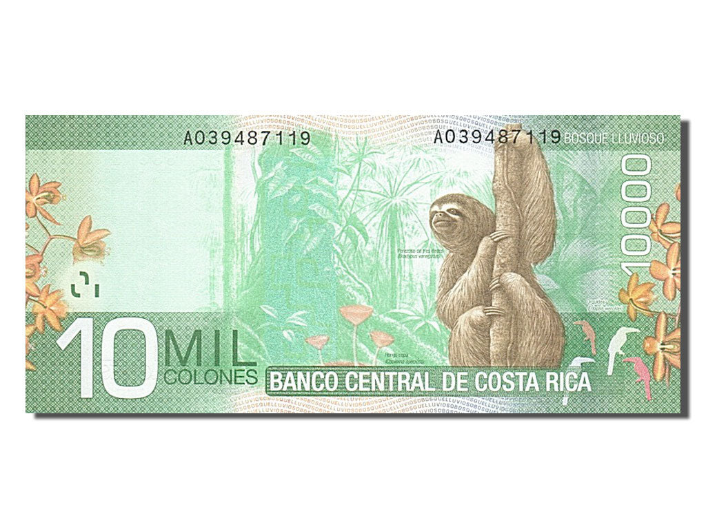 Costa Rica, 10,000 Colones, 2009, KM #277, 2009-09-02, UNC(65-70), A039487119