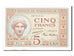 Banknote, Madagascar, 5 Francs, 1930, UNC(65-70)