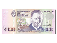 Banknote, Uruguay, 100,000 Nuevos Pesos, 1991, UNC(65-70)