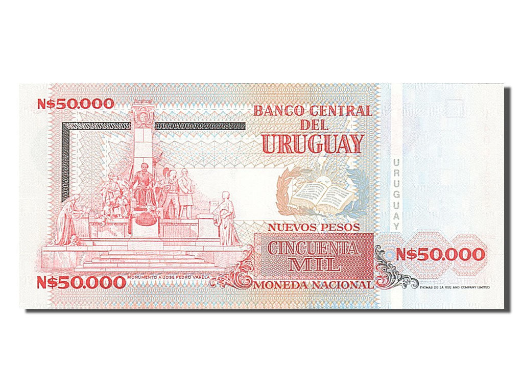 Billete, 50,000 Nuevos Pesos, 1989, Uruguay, UNC