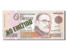 Banknot, Urugwaj, 5000 Nuevos Pesos, 1989, UNC(65-70)