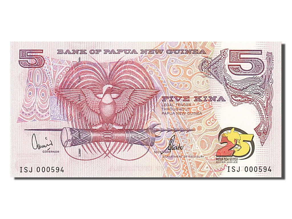Banknote, Papua New Guinea, 5 Kina, 2000, UNC(65-70)
