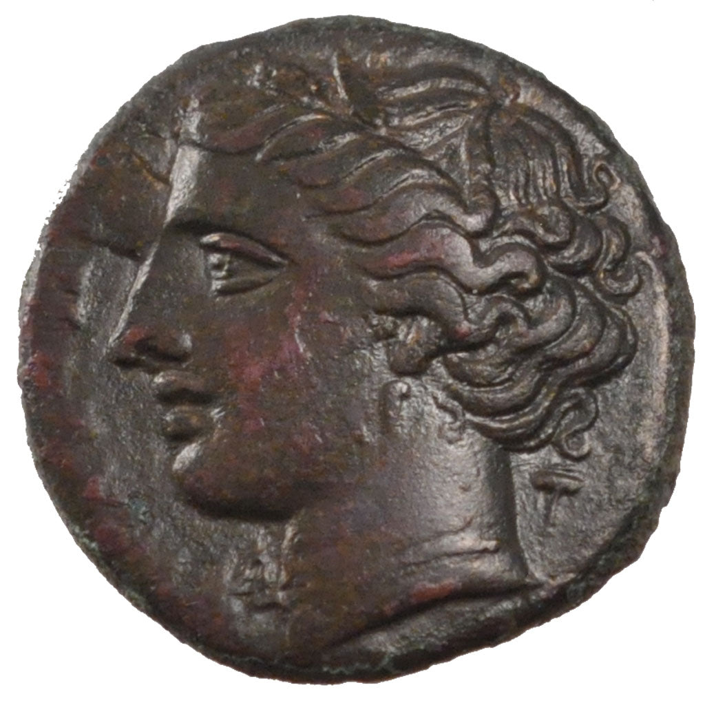 Sicily, Hieron II (274-216 BC), Hemilitron, AU(55-58), Bronze, 5.23