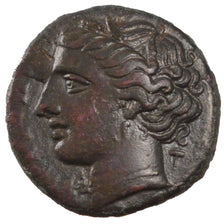 Sicily, Hieron II (274-216 BC), Hemilitron, AU(55-58), Bronze, 5.23