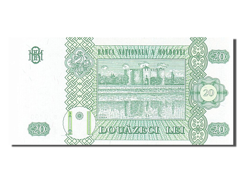 Billet, Moldova, 20 Lei, 2010, NEUF