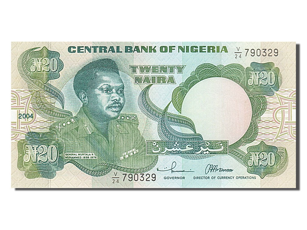 Nigeria, 20 Naira, 2004, KM #26h, UNC(65-70), V/24790329