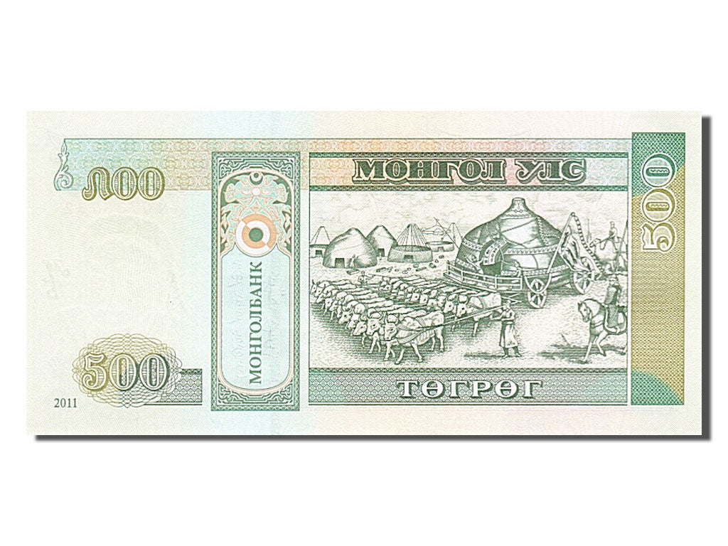 Mongolia, 500 Tugrik, 2011, FDS