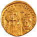 Constans II 641-668, Solidus, Constantinople, SPL-, Oro