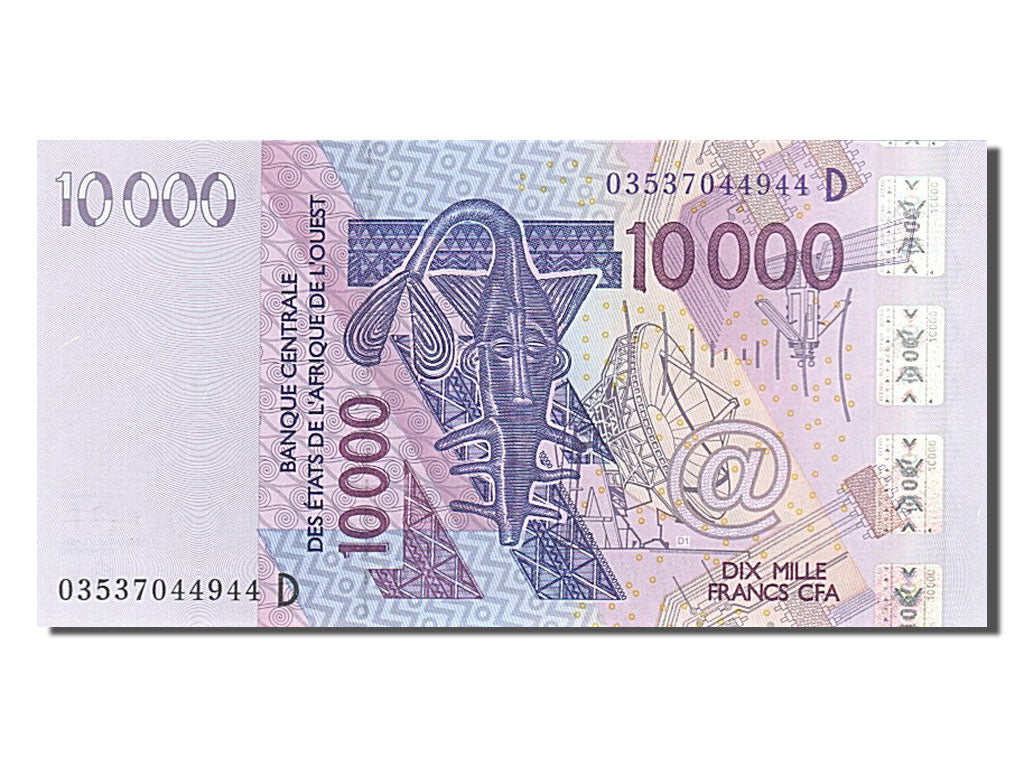 Banknote, West African States, 10,000 Francs, 2003, UNC(65-70)