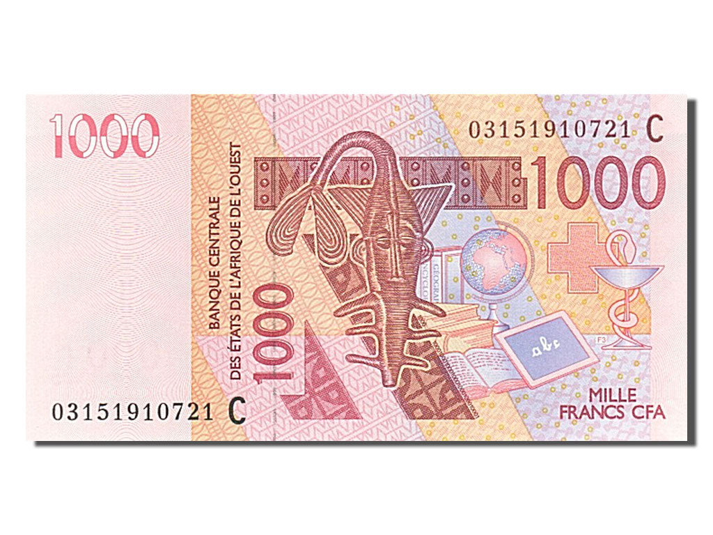 West African States, 1000 Francs, 2003, KM #315Ca, UNC(65-70), 03151910721C