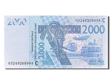 West African States, 2000 Francs, 2003, KM #316Ca, UNC(65-70), 03249268994C