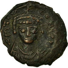 Munten, Tiberius II Constantijn, Decanummium, Constantinople, ZF, Bronze