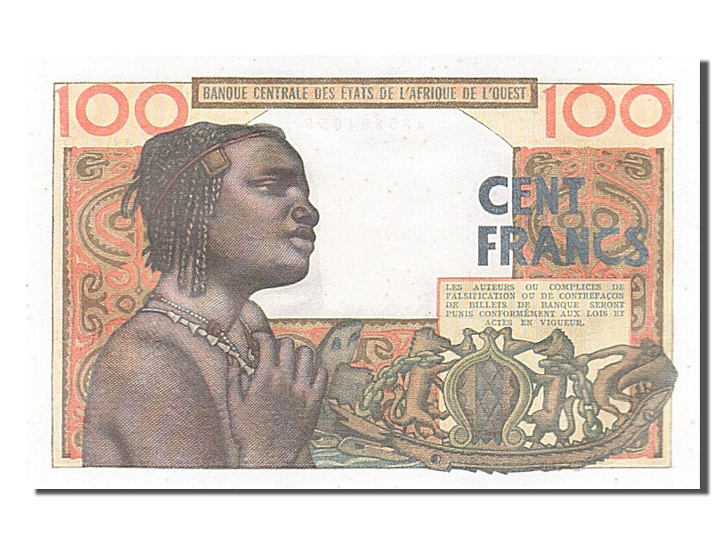 Banknote, West African States, 100 Francs, 1961, 1961-03-20, UNC(65-70)