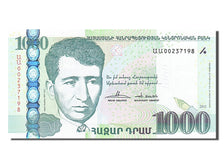 Biljet, Armenië, 1000 Dram, 2011, NIEUW