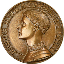 France, Medal, Jeanne d'Arc, History, Coeffin, MS(63), Bronze