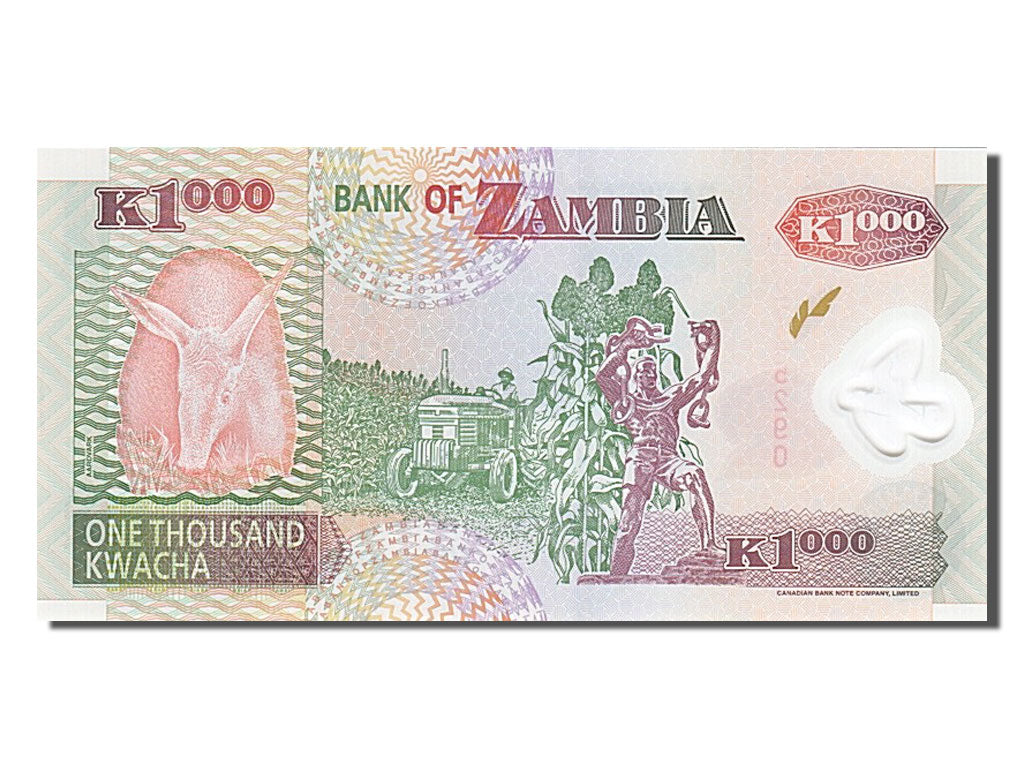 Banknote, Zambia, 1000 Kwacha, 2006, UNC(65-70)