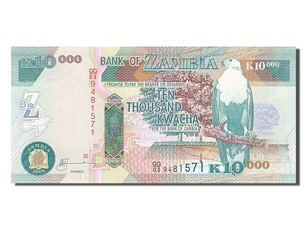 Zambie, 10 000 Kwacha, type 2003