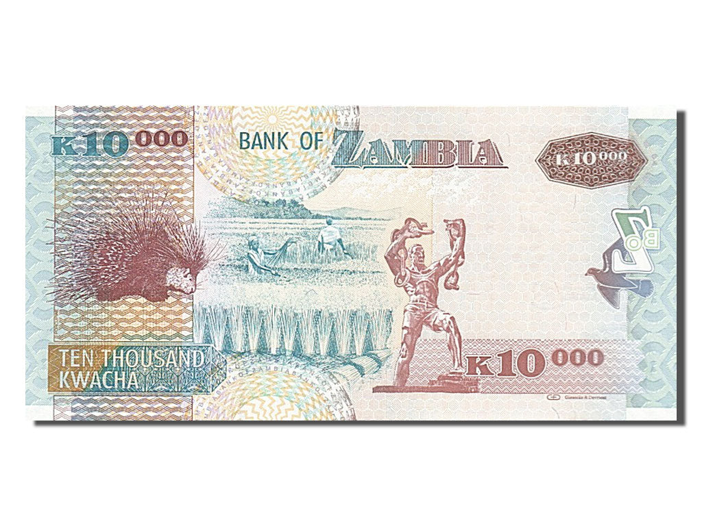 Zambie, 10 000 Kwacha, type 2003