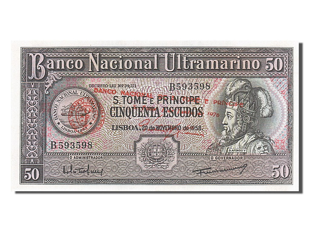Saint Thomas e Prince, 50 Escudos, 1976, 1976-06-01, FDS