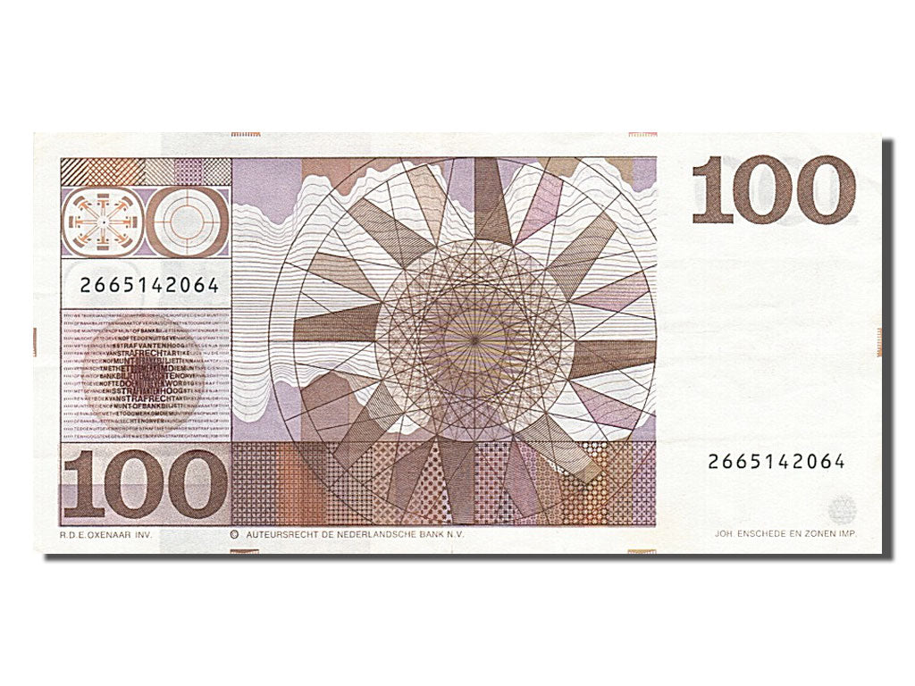 Netherlands, 100 Gulden, 1970, KM #93a, 1970-05-14, AU(55-58), 2665142064