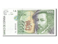 Banknote, Spain, 1000 Pesetas, 1992, 1992-10-12, AU(55-58)