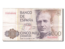 Billete, 5000 Pesetas, 1979, España, 1979-10-23, MBC