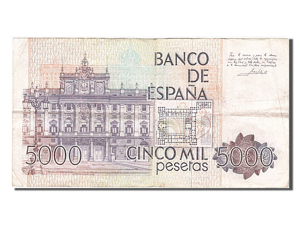 Billete, 5000 Pesetas, 1979, España, 1979-10-23, MBC