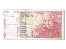 Spain, 2000 Pesetas, 1992, KM #164, 1992-04-24, VF(30-35), 4B3036023