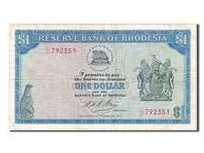 Biljet, Rhodesia, 1 Dollar, 1970, 1970-02-17, TTB