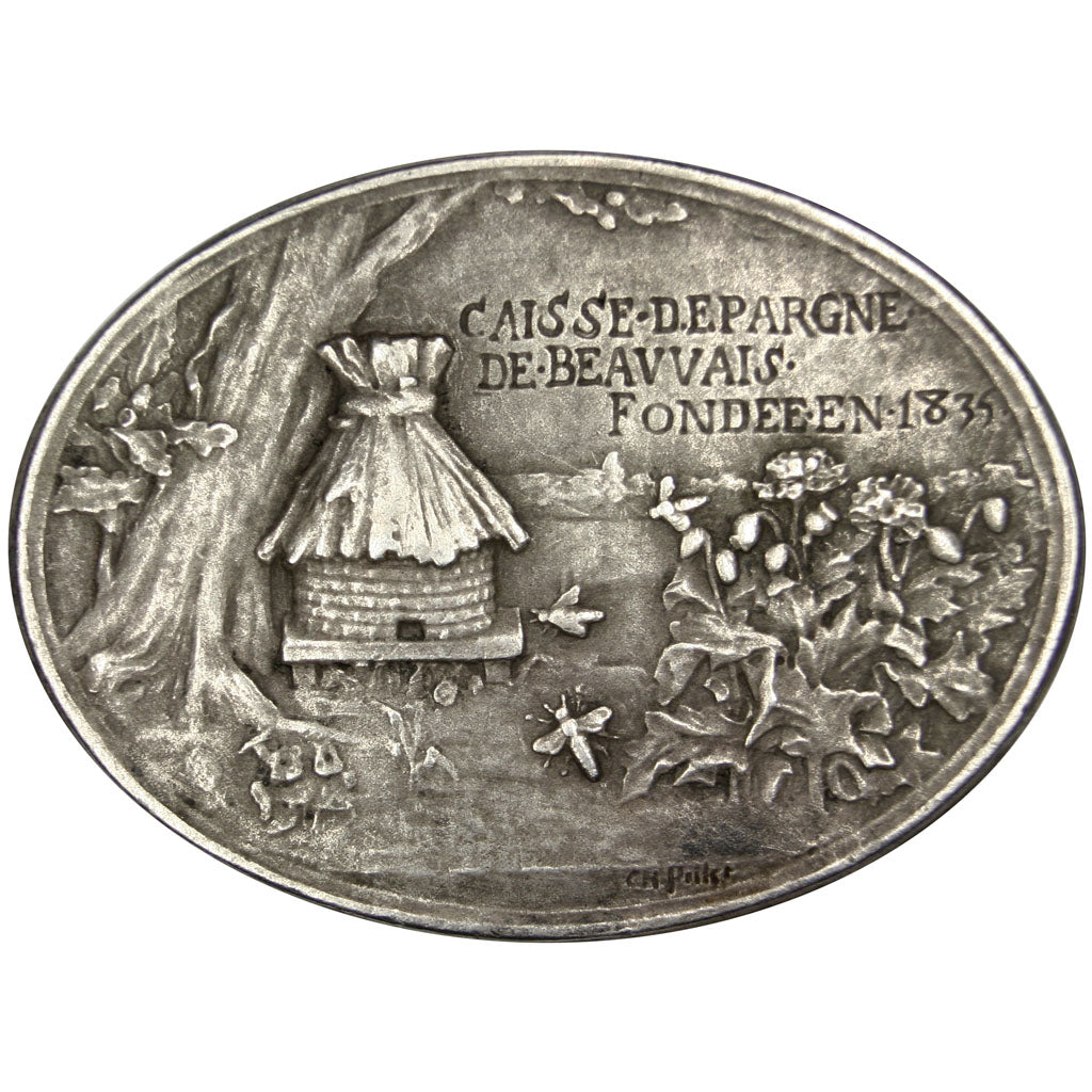 France, Savings Bank, Token, AU(50-53), Silver, 19.60