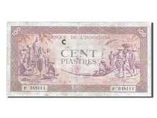 Indochina, 100 Piastres, 1942, VF(30-35), P 389114