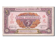 Indocina, 5 Piastres, 1942, MB+