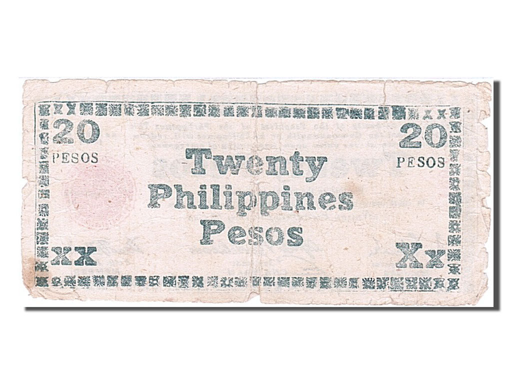 Philippines, 20 Pesos, 1945, KM #S684, VF(20-25), 1007