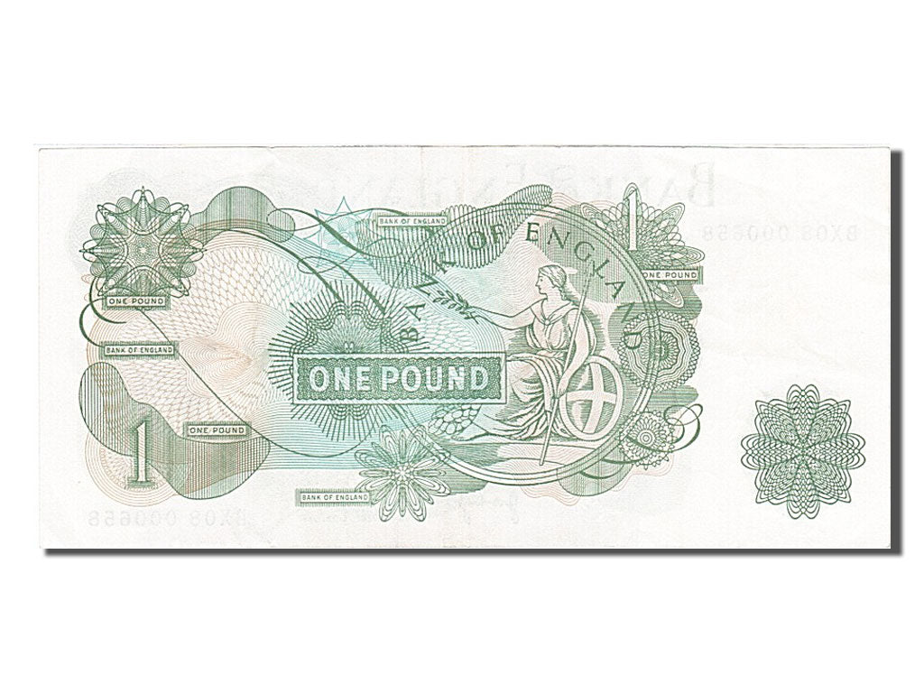 Banknote, Great Britain, 1 Pound, 1970, AU(55-58)