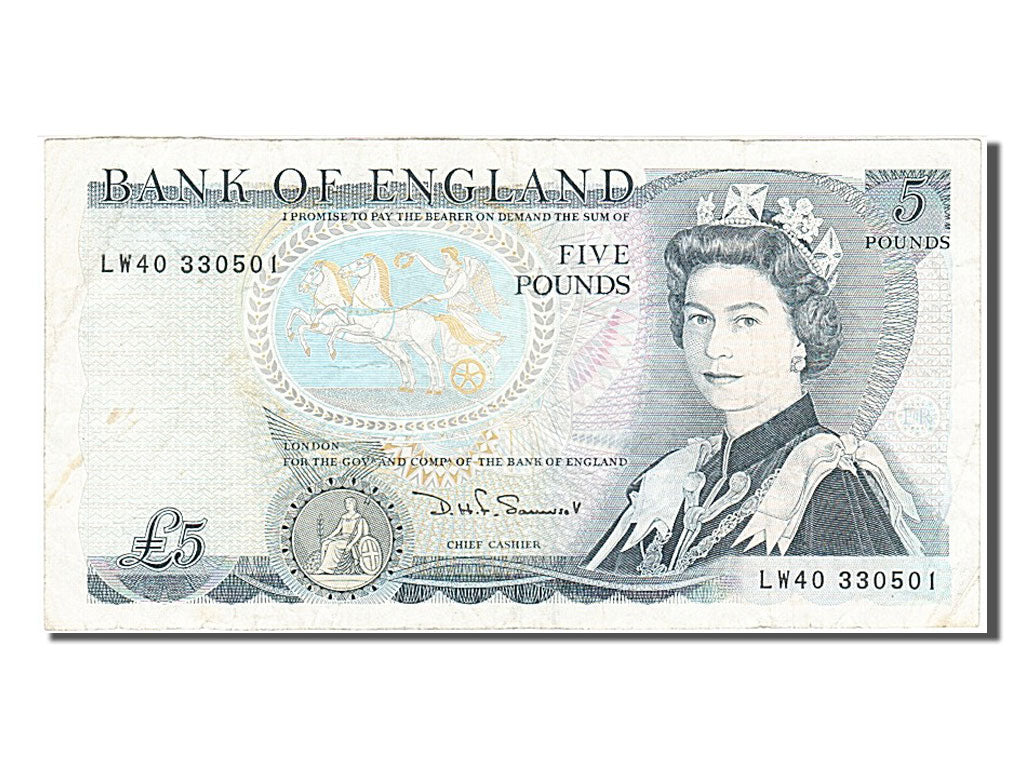 Great Britain, 5 Livres, 1980, EF(40-45), LW40 330501