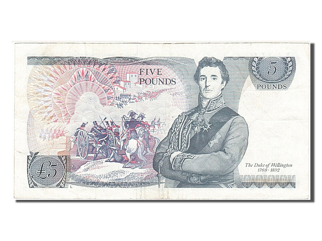 Billet, Grande-Bretagne, 5 Pounds, 1971, TTB